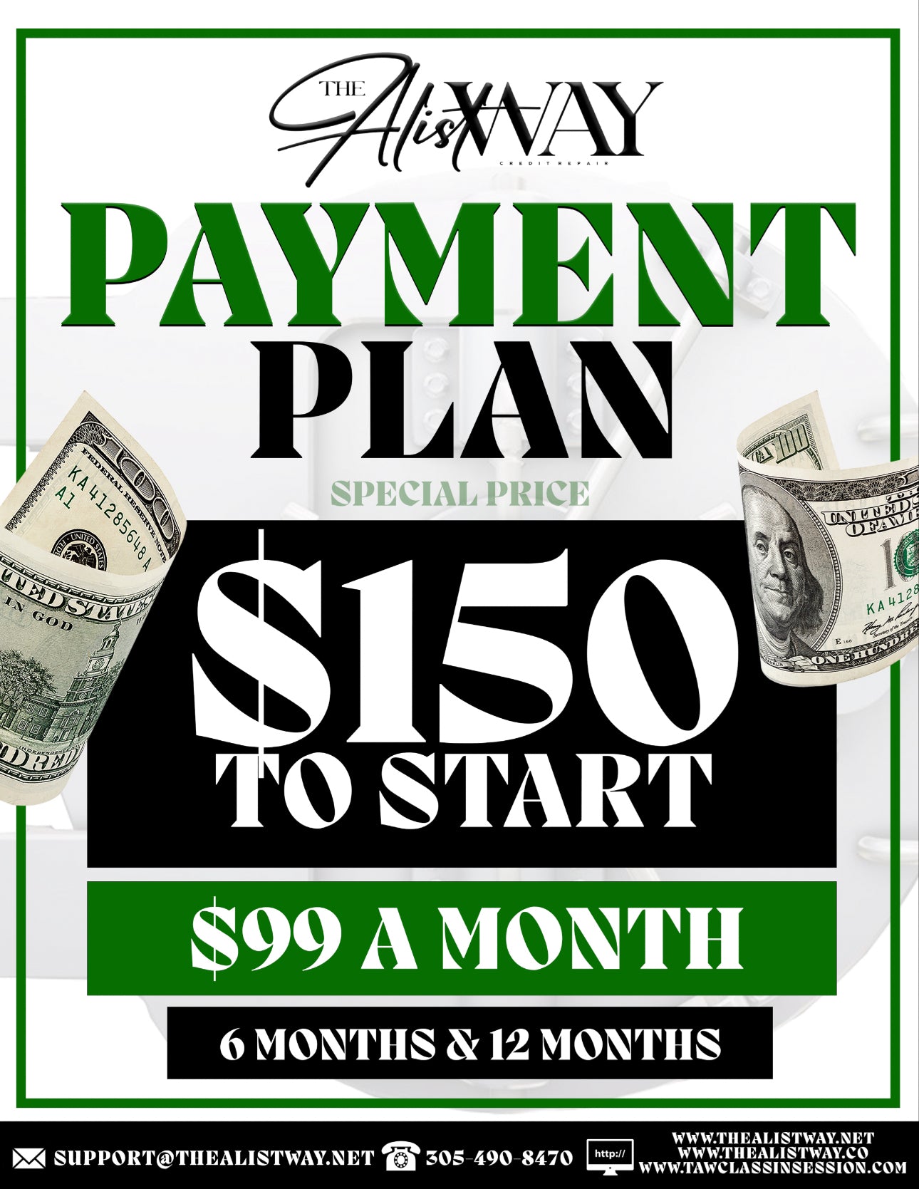 MONTHLY CREDIT REPAIR - PAYMENT PLAN PAYMENT