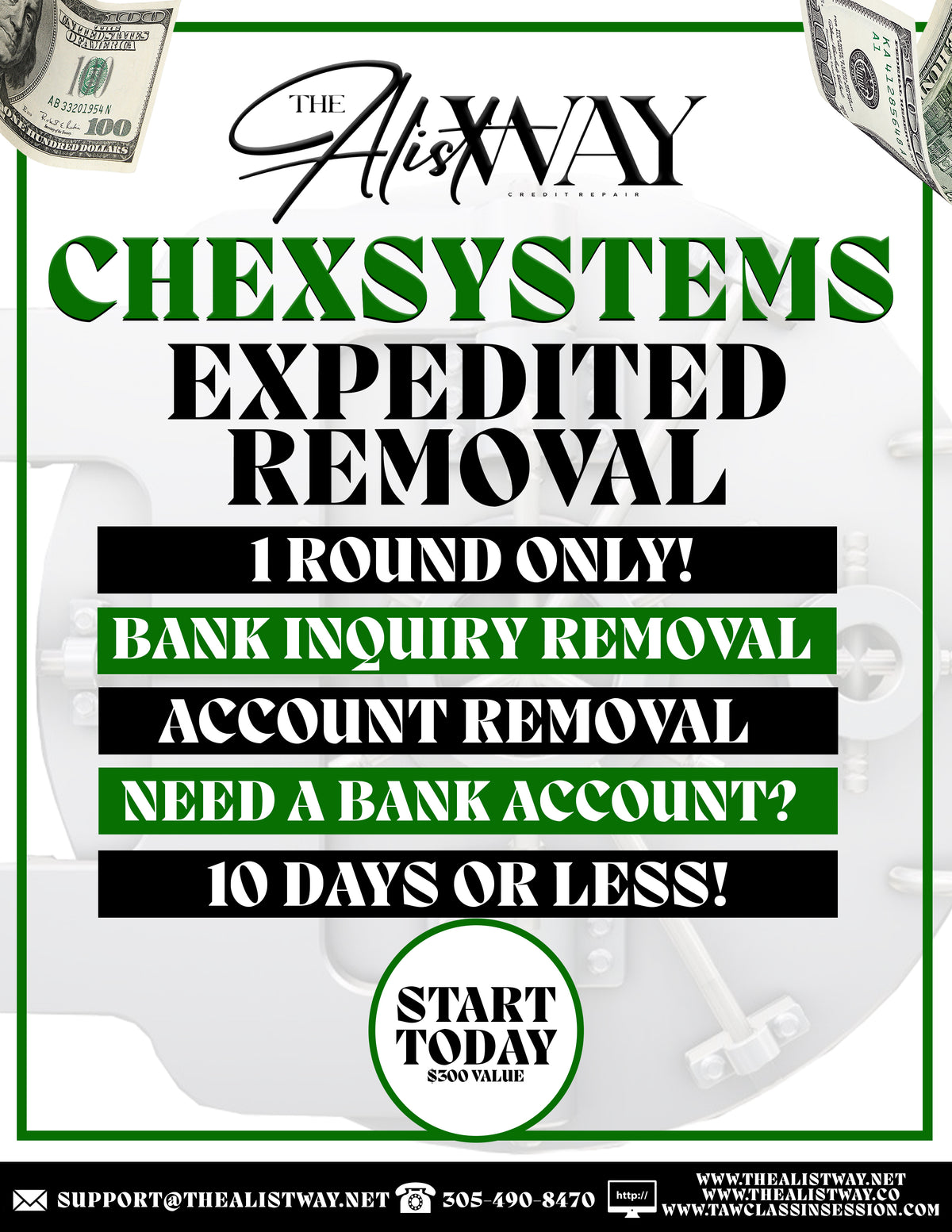 CHEXSYSTEMS EXPEDITED REMOVAL SERVICE