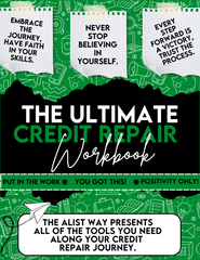 Credit Tracker Workbook